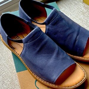 Born Cove Modern Leather Sandals NAVY 7